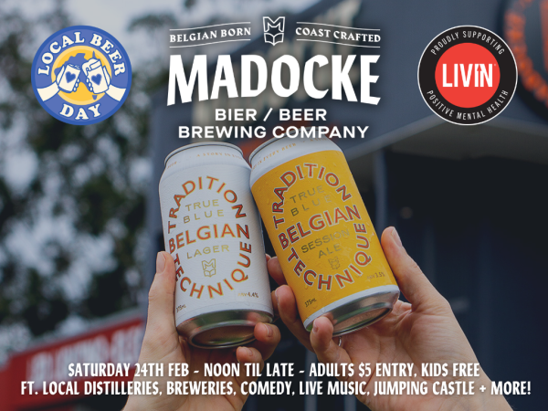 Local Beer Day at Madocke - Proudly Supporting LIVIN
