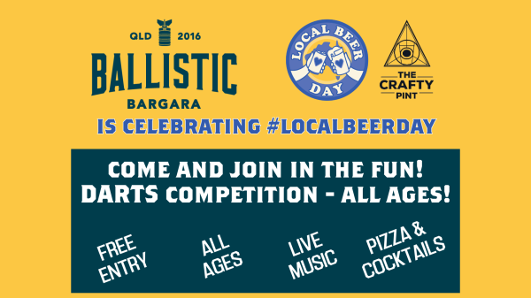 Bargara's Local Beer Day with Darts